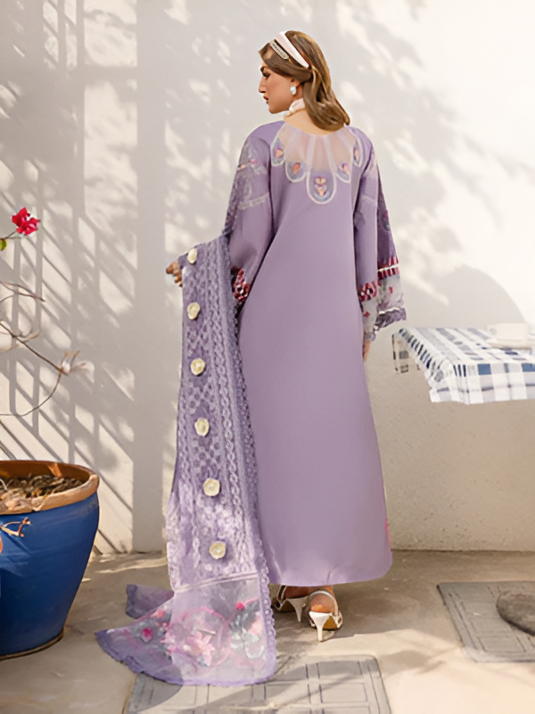PARISHAY Summer 3 Piece Lawn Embroidered DL-3060