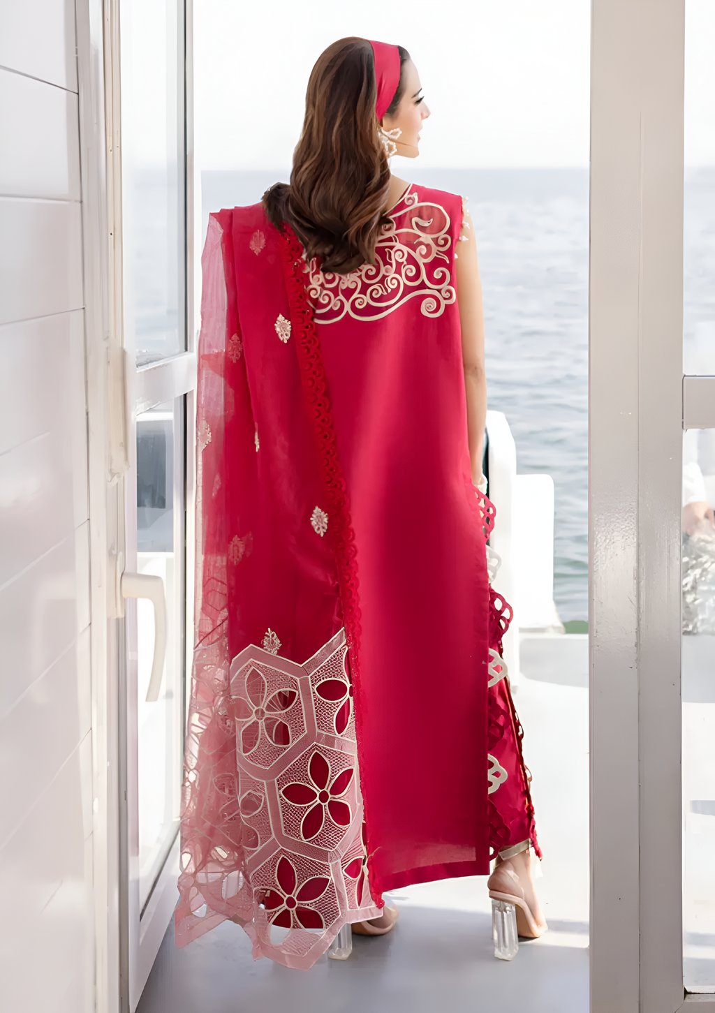PARISHAY Summer 3Pcs Lawn Embroidered DL-3059