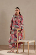 Silk Printed 2-Piece Dress D-730
