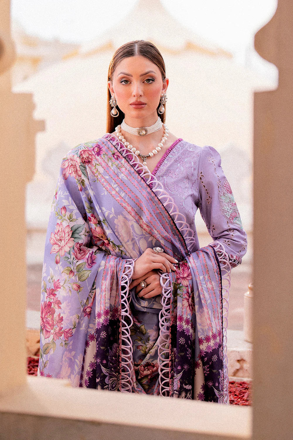 Zarposh Lawn 3 Piece Embroidered Suit DL-582