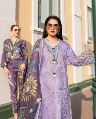 Mushq Embroidered lawn Three Piece MQ-23