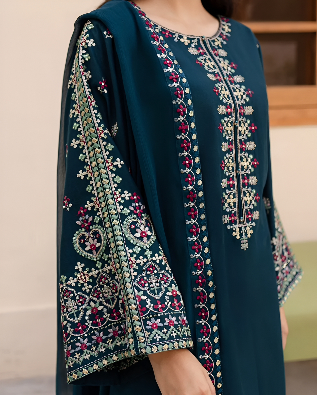 Dilkash Libas Embroidered 3 Piece Lawn Suit DL-3270