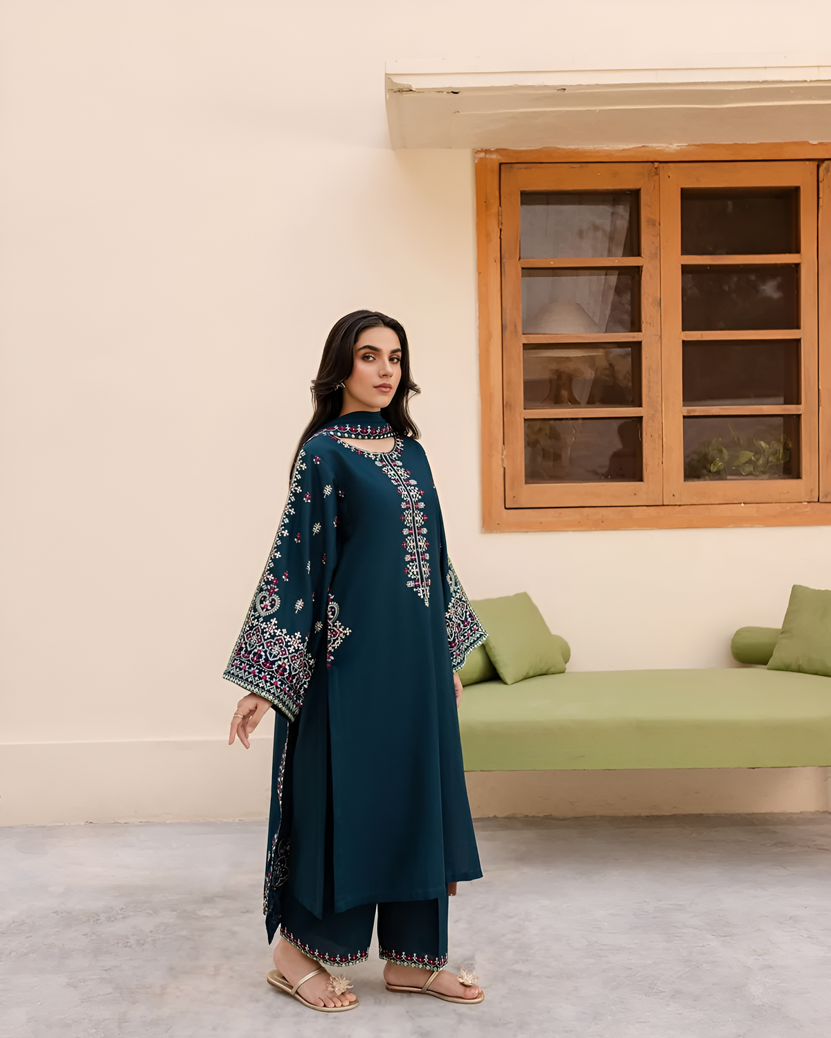 Dilkash Libas Embroidered 3 Piece Lawn Suit DL-3270