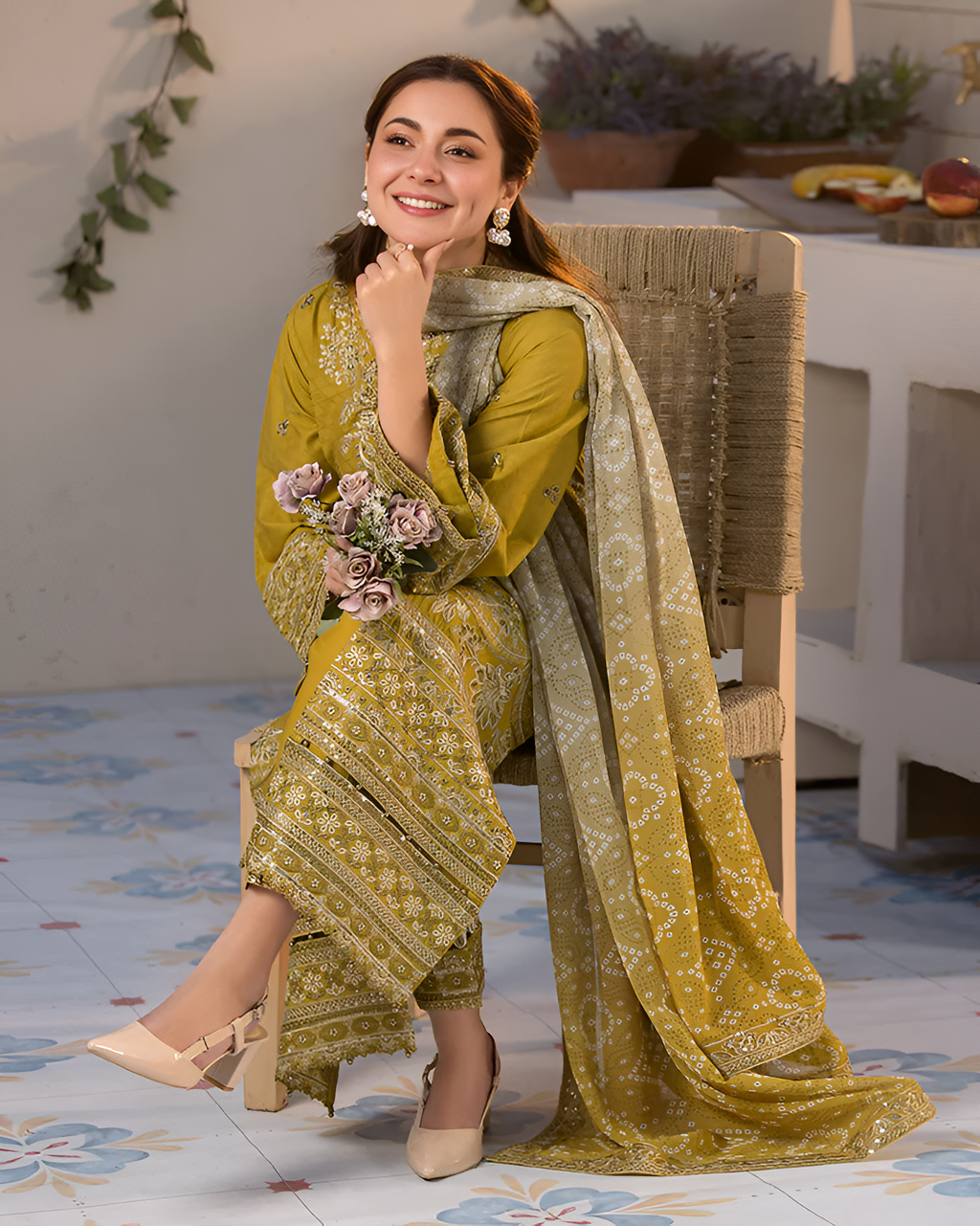 Dilkash Libas Embroidered Lawn 3 Piece DL-119