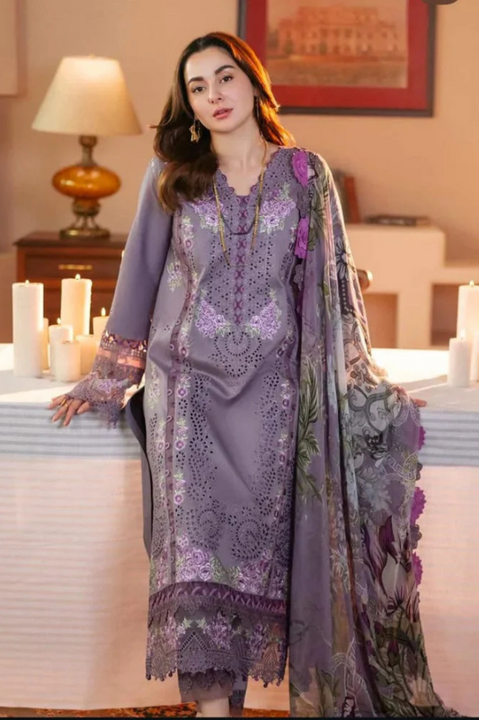DL- Lawn Dress D- 022