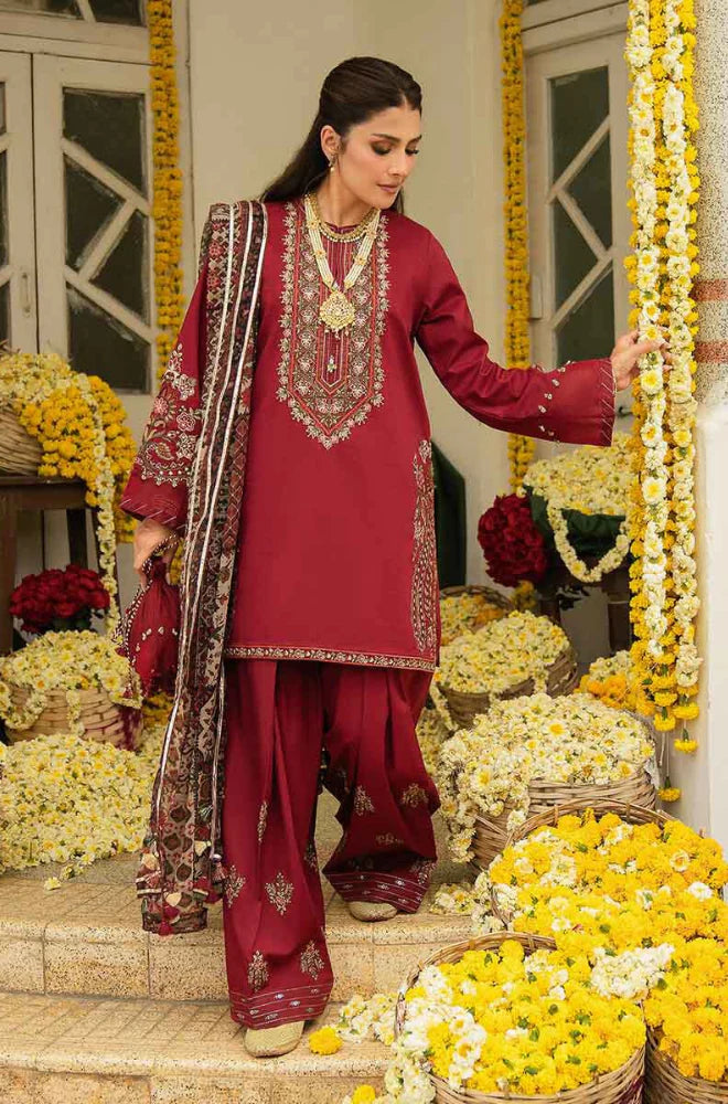 Dhanak 3-Piece Embroidered Dress SP-68