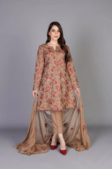 Bareeze Embroidered Three Piece Lawn D-266