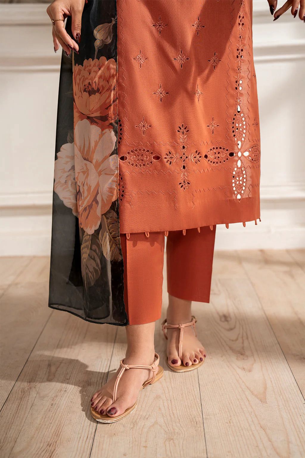 DL- Lawn Dress K-4053