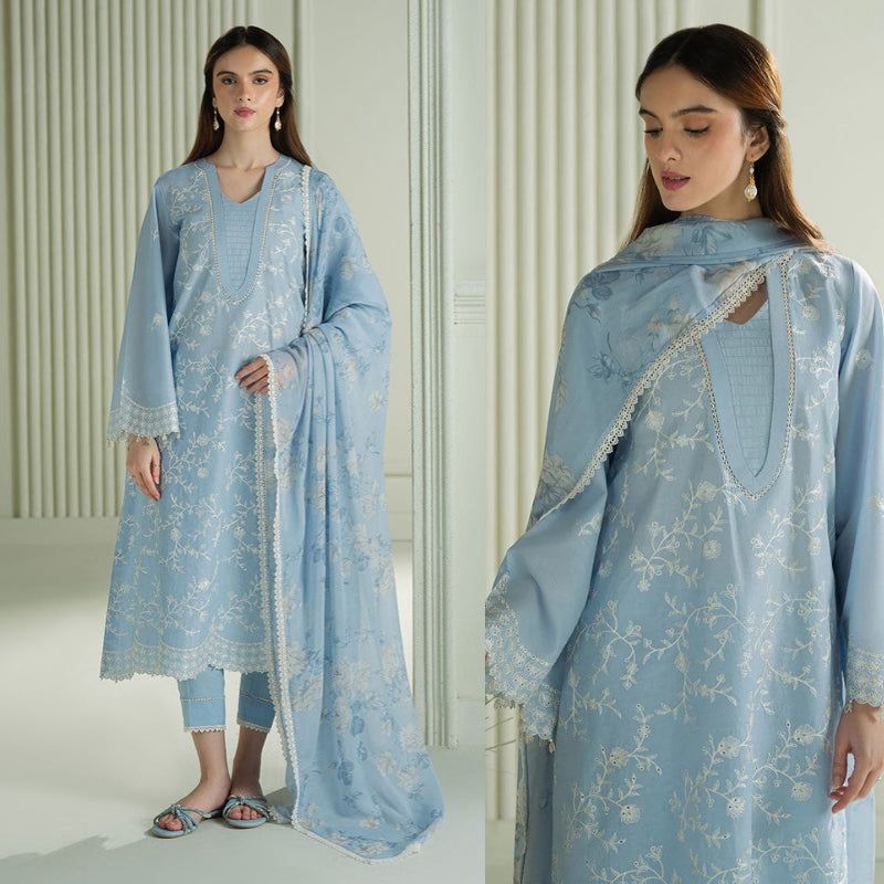 DL- Lawn Dress K-1012