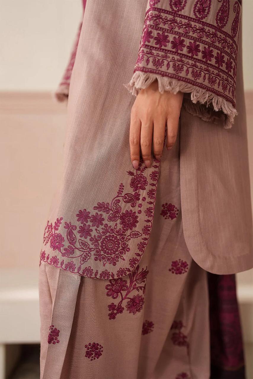 Baroque Embroidered Lawn 3 Piece Suit DL-1011