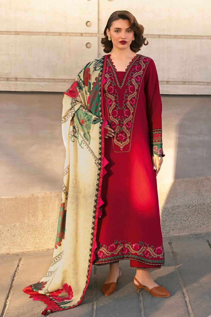 Charizma Eid Collection Lawan Embroidered 3 piece DL-1015