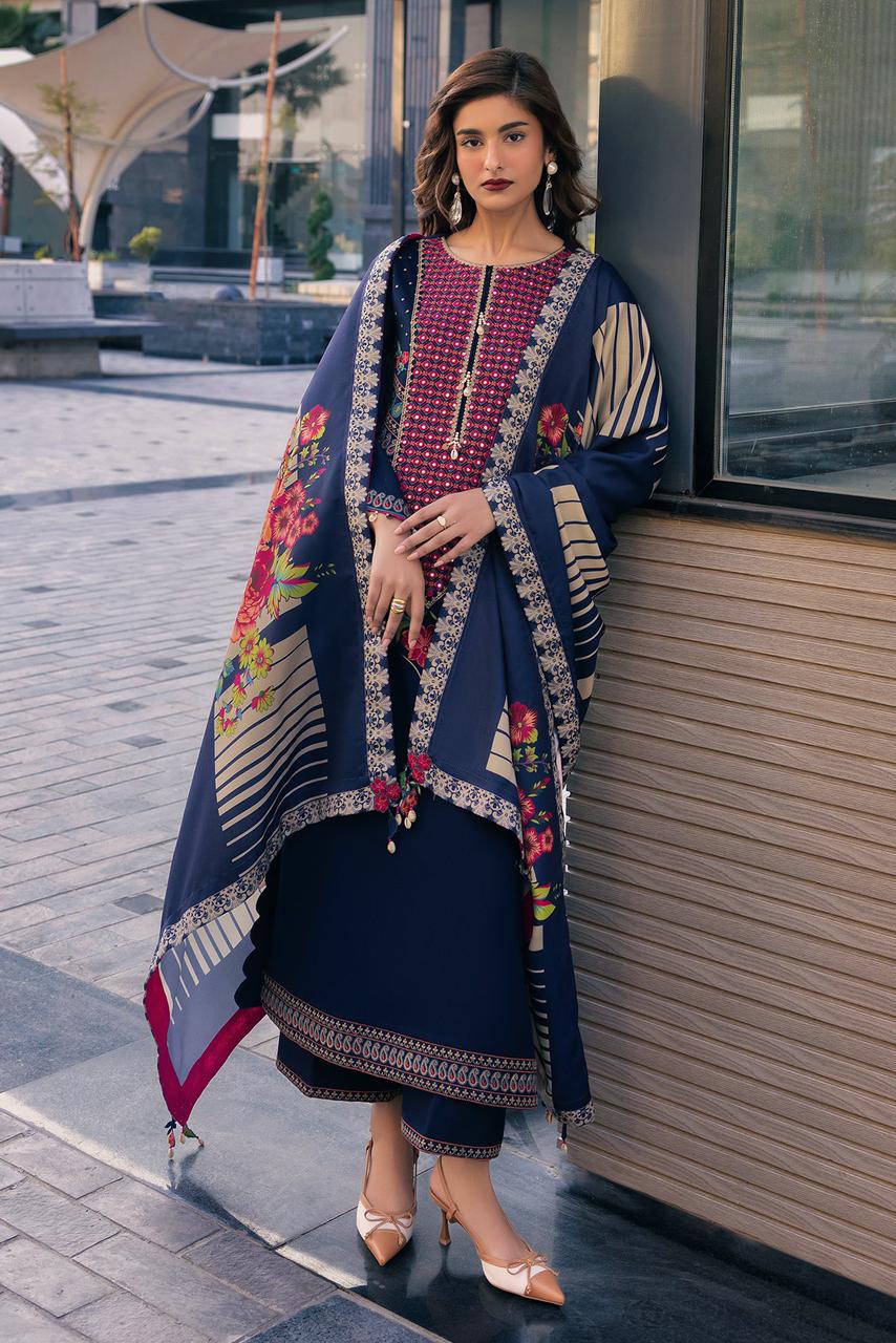 Charizma Eid Collection Lawan Embroidered 3 Piece DL-1017