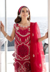 PARISHAY Summer 3PC Lawn Embroidered Suit - PR-284