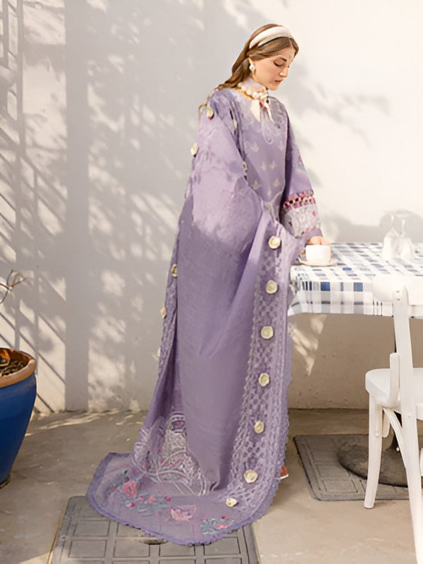 PARISHAY Summer 3PC Lawn Embroidered Suit - PR-283