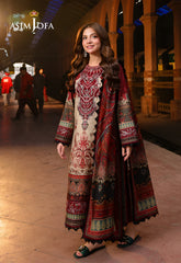 Asim Jofa  Printed 3 three piece suit