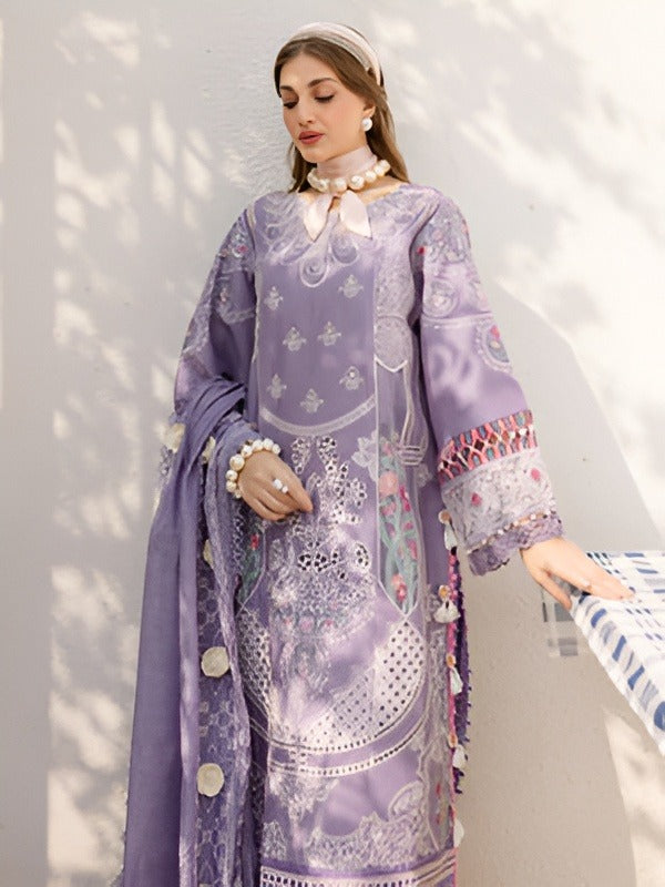 PARISHAY Summer 3PC Lawn Embroidered Suit - PR-283