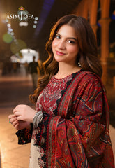 Asim Jofa  Printed 3 three piece suit
