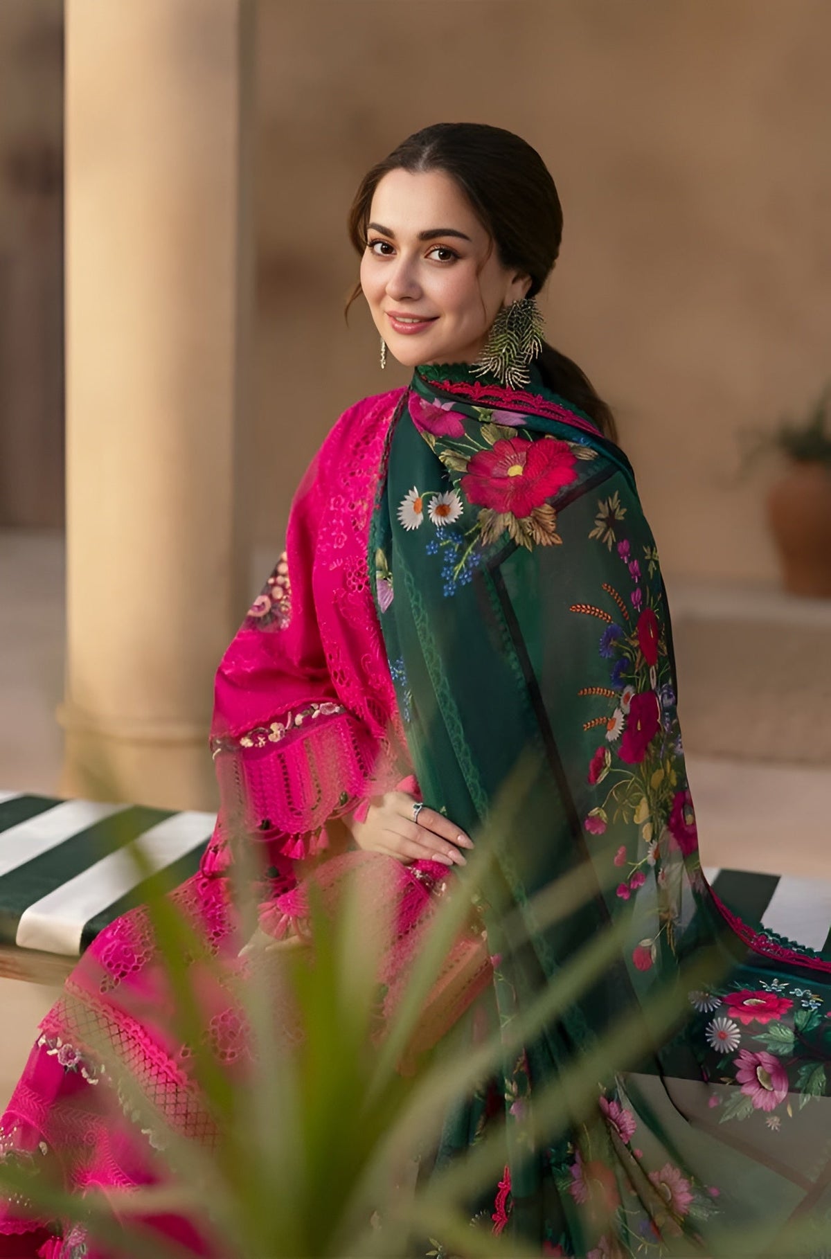 Dilkash Libas 3 Piece Embroidered Lawn DL-1010