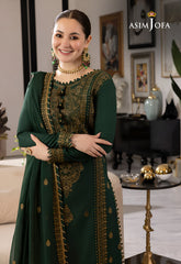 Asim jofa Embroidered Three Piece Lawn AJ-131