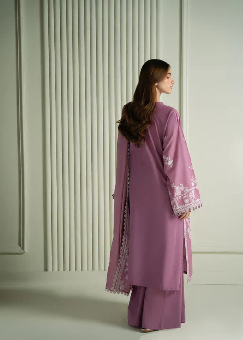 Cross Stich Eid Collection Lawan Embroidered 3 piece DL-1014