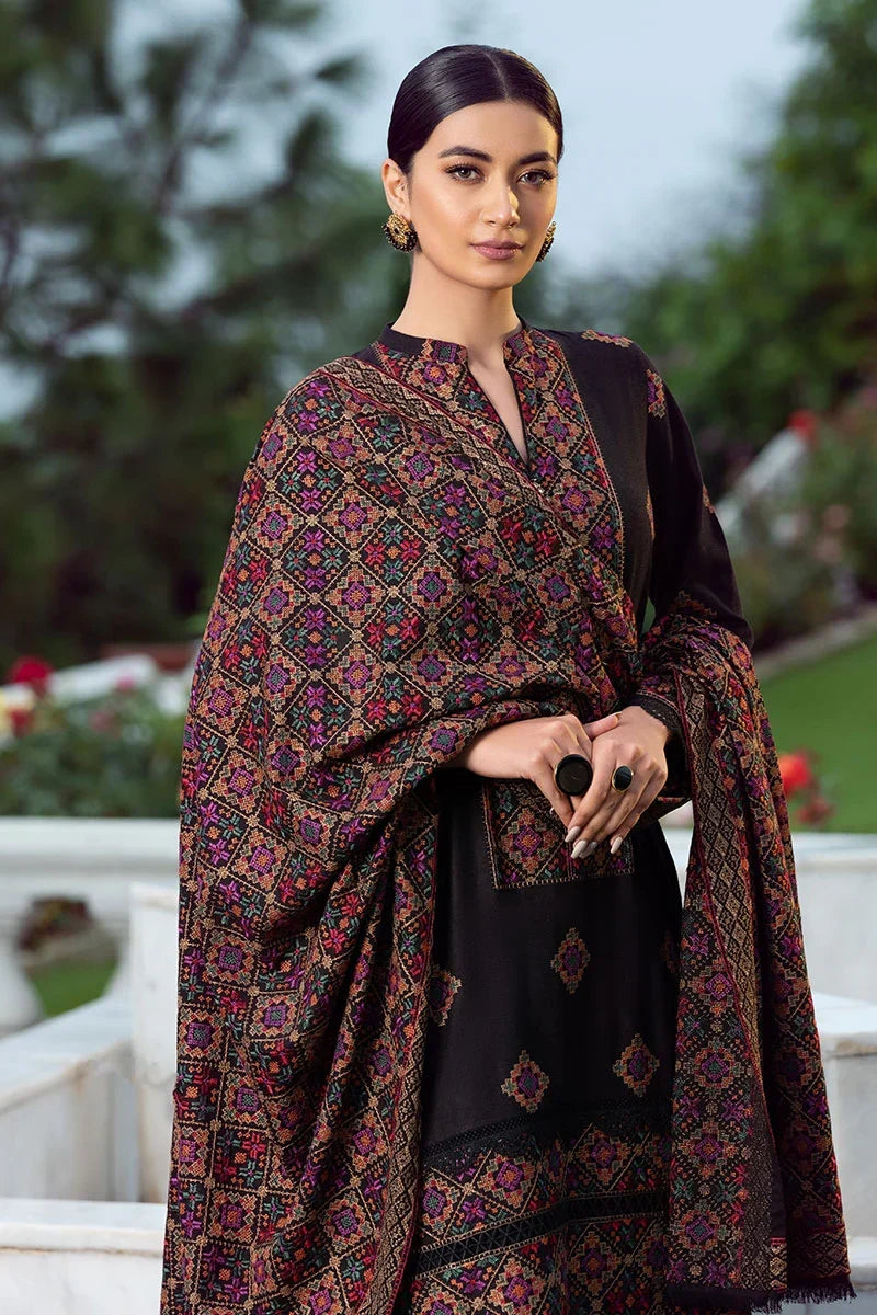 Dhanak 3-Piece Embroidered Dress D-GD 9102