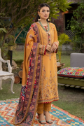 Sapphire 3-Piece Embroidered lawn DL-585