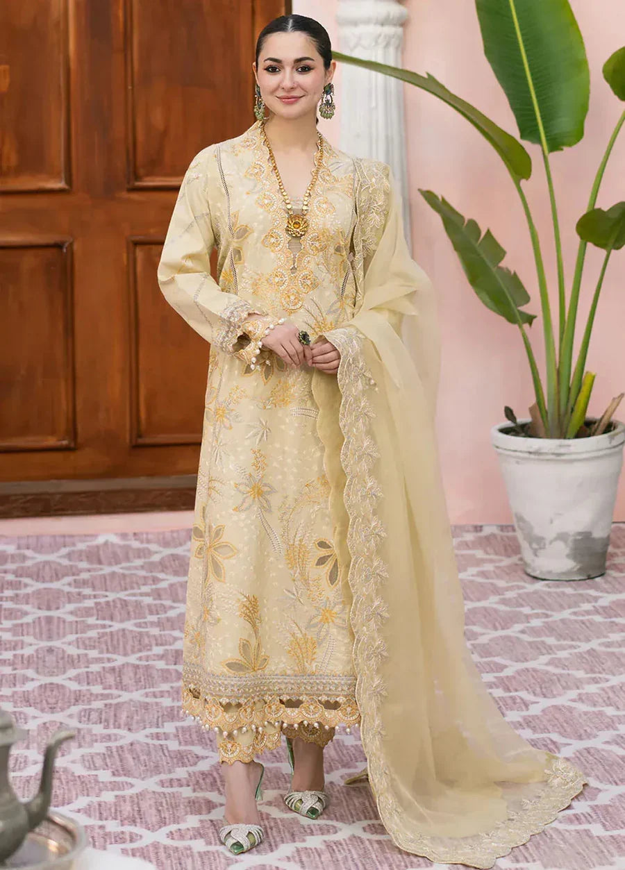 Dhanak 3-Piece Embroidered Dress D-GD T22