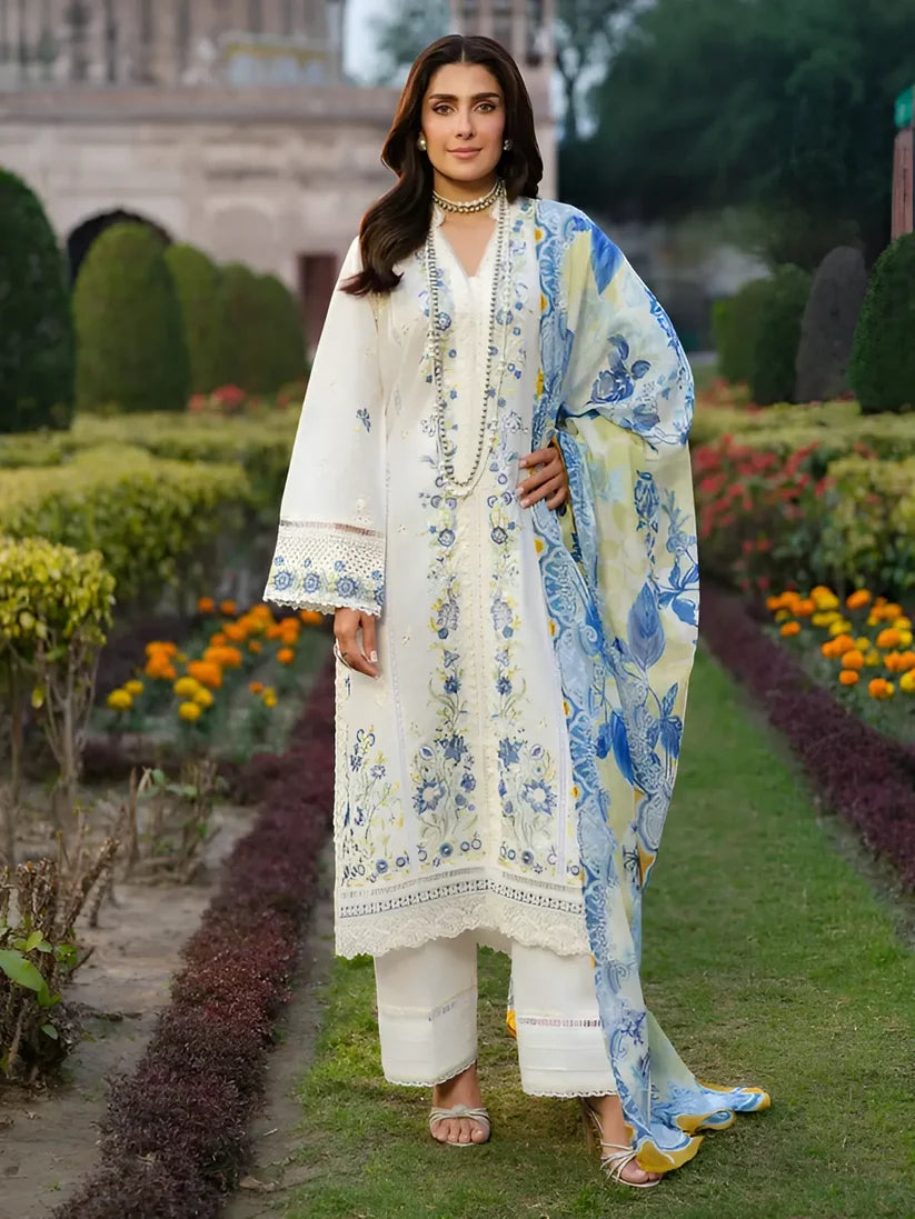 Dilkash Libas Embroidered Lawn 3 Piece DL-1030