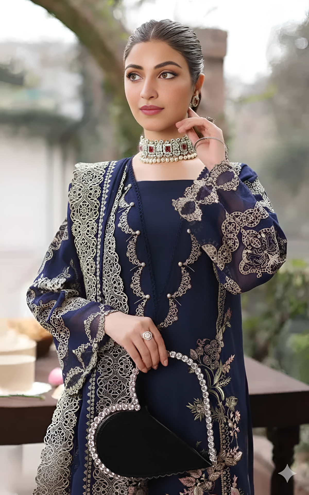 Dilkash Libas Embroidered Lawn 3 Piece DL-4033
